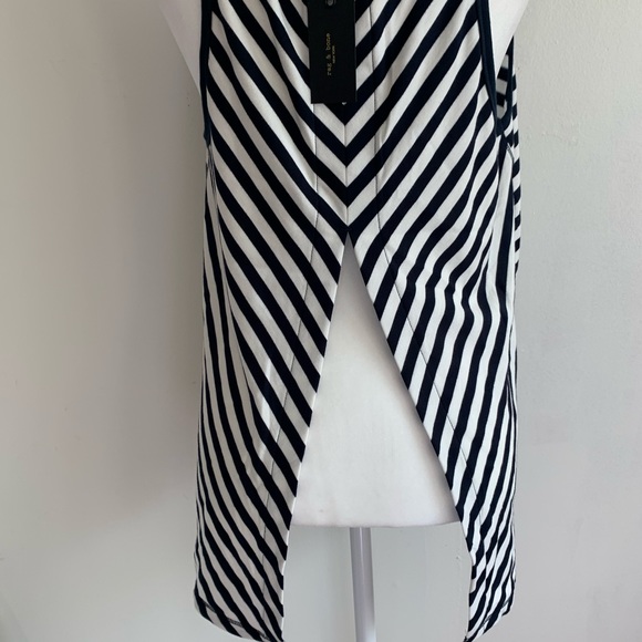 Rag & Bone Split Back Nautical Striped Scoop Neck Tank 🥳Host Pick🛍🤟🏼🚀🌴🌹 - Picture 7 of 8